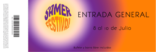 entrada general samerfestival